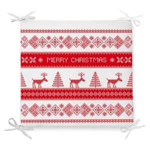 Nordic Knit karácsonyi pamutkeverék székpárna, 42 x 42 cm - Minimalist Cushion Covers