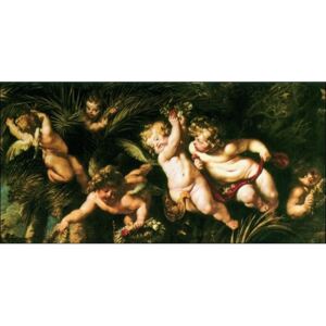 Peter Paul Rubens - SS Domitilla, Nereo e Achilleo Festmény reprodukció, (100 x 50 cm)