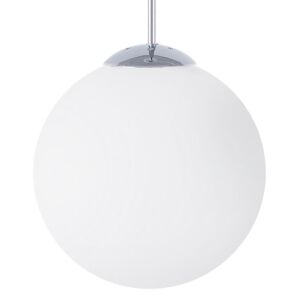 Fehér Üveg Mennyezeti Lámpa BARROW L