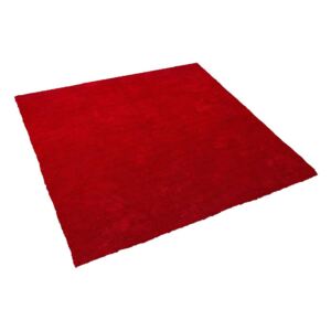 Piros Shaggy Szőnyeg 200 x 200 cm DEMRE