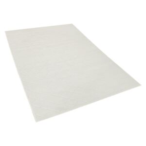 Elegáns Fehér Gyapjúszőnyeg 160 x 230 cm ELLEK