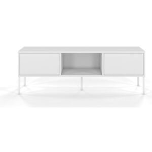 SLIM TV asztal, 130x45x35, fehér