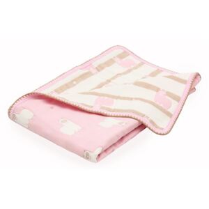 Scamp hatrétegű takaró 75*100cm Rózsaszín láma