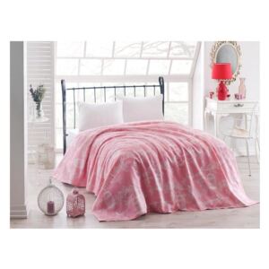 Samyel rózsaszín könnyű ágytakaró, 200 x 235 cm
