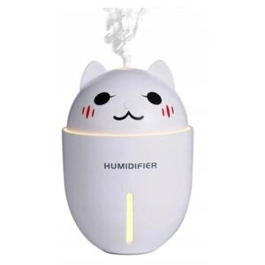 Aroma diffúzor LED USB 4 az 1-ben 320ml WHITE CAT