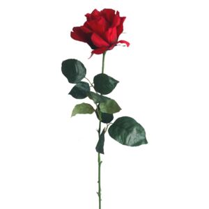 Rózsa művirág, piros, 60 cm