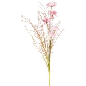 Mű réti virágok, 50 cm, fáradt rózsaszín