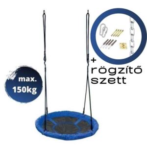Zolta Swing fémvázas Fészekhinta 100cm + rögzítő szett (Z02) - kék