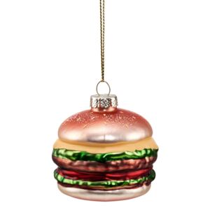 HANG ON karácsonyfadísz burger 6cm