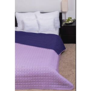 Laura ágytakaró 235*250 - lila-világos lila