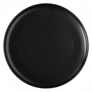 Lunasol - Lapos tányér Coupe fekete 25 cm - Flow (491074)