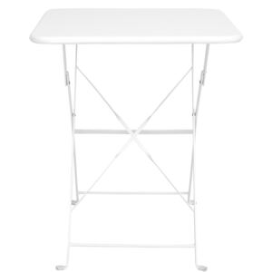 DAISY JANE összecsukható asztal fehér, 58 x 58 cm