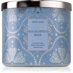 Bath & Body Works Eucalyptus Rain illatos gyertya esszenciális olajokkal I. 411 g