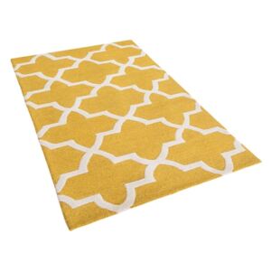 Sárga pamut szőnyeg 80x150 cm - SILVAN