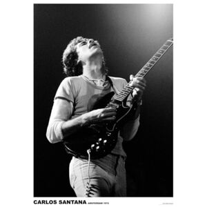 Plakát Carlos Santana - Guitar, (59.4 x 84.1 cm)