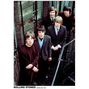 Plakát Rolling Stones - London 1965, (59.4 x 84.1 cm)