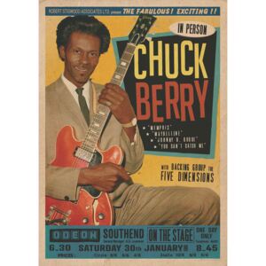 Plakát Chuck Berry at the Odeon - Southend, (59.4 x 84.1 cm)