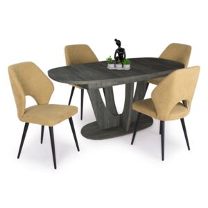 Max asztal - Aspen székekkel | 4 személyes étkezőgarnitúra