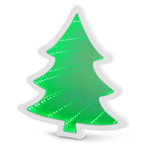 LED varázstükör mini (karácsonyfa, elemes)