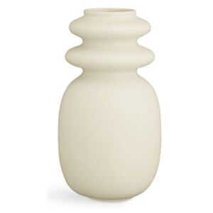 Kontur krémfehér kerámia váza, magasság 29 cm - Kähler Design