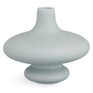 Kontur kék-szürke kerámia váza, magasság 14 cm - Kähler Design