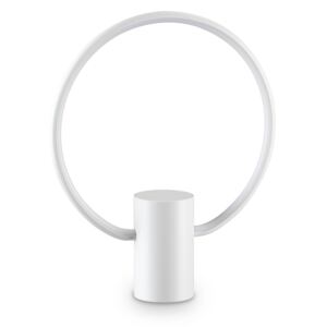 CERCHIO modern LED asztali lámpa, fehér