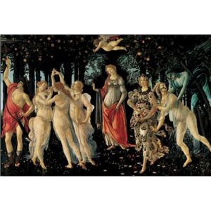 Primavera - The Allegory of Spring Festmény reprodukció, Sandro Botticelli, (50 x 35 cm)