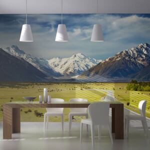 Fotótapéta Bimago - Southern Alps, New Zealand + Ragasztó ingyen 250x193 cm