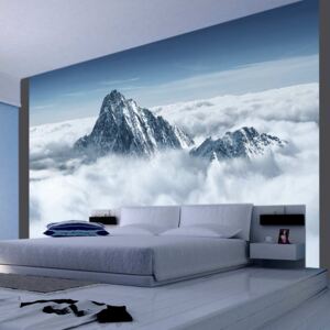 Fotótapéta Bimago - Mountain in the clouds + Ragasztó ingyen 200x154 cm
