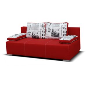 Háromszemélyes kanapé Forlo (piros)
