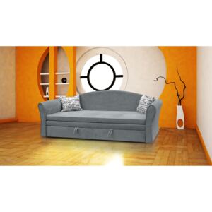 Háromszemélyes kanapé Bailey (szürke + London párnák)