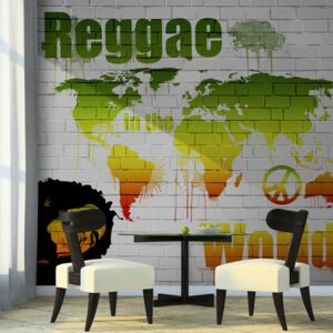 Fotótapéta Bimago - Reggae in the world + Ragasztó ingyen 350x270 cm