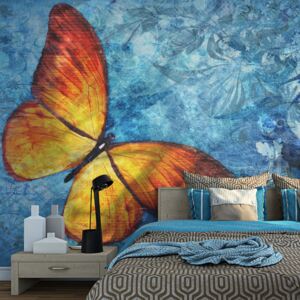 Fotótapéta Bimago - Fiery butterfly + Ragasztó ingyen 200x154 cm