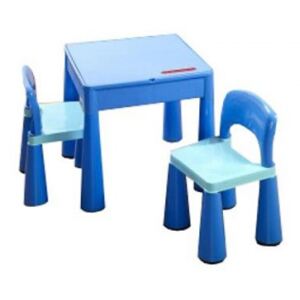 Tega Mamut gyerekasztal székekkel - kék