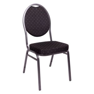 Minőségi szék fémből - MONZA, fekete