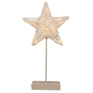 Karácsonyi dísz - csillag - 40 cm, 10 LED dióda