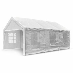 Kerti sátor GARTHEN – fehér, 4 x 6 m