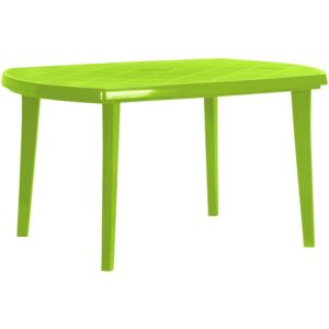 Műanyag ovális asztal ELISE - light green