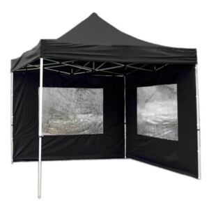 Összecsukható kerti sátor PROFI 3 x 3 m - fekete