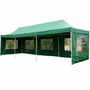 Kerti összecsukható sátor PROFI – zöld, 3 x 9 m