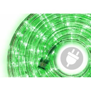 LED fénykábel 10 m - zöld, 240 dióda