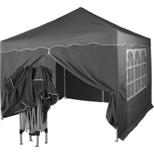 Kerti sátor összecsukható INSTENT Basic 3 x 3 m - antracit