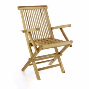 Kerti szék DIVERO összecsukható - teakfa