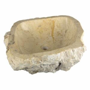 DIVERO Mosdókagyló természetes kőből - TORTONA