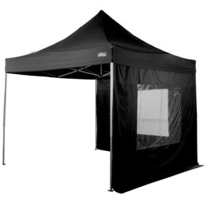 Összecsukható kerti sátor STILISTA® 3 x 3 m – fekete