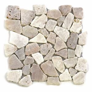 Mozaik Garth, burkolat - folyami kőzet