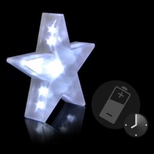 Karácsonyi dísz - Világító csillag - 20 LED, 35 cm