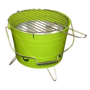 Mini BBQ vödör grill - zöld