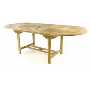 Kerti nyújtható asztal DIVERO - tíkfából 170/230 cm