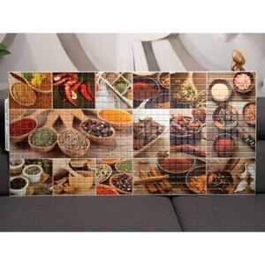 Kerma Design Regul PVC falpanel - Konyhai mozaik (95x48cm) - Fűszerek (56076)